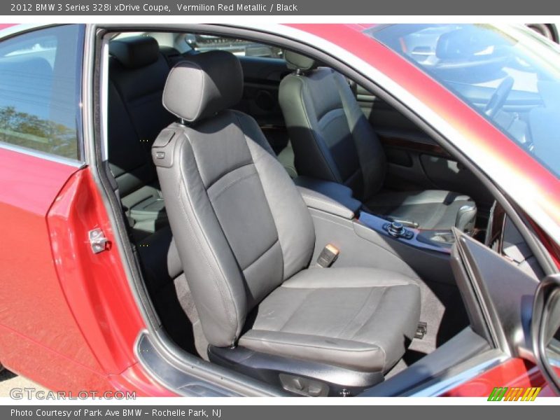 Vermilion Red Metallic / Black 2012 BMW 3 Series 328i xDrive Coupe