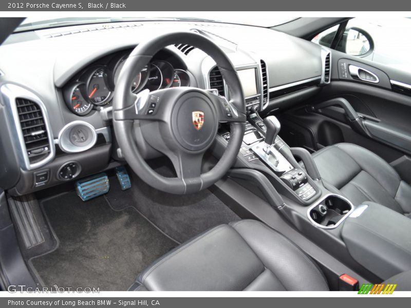  2012 Cayenne S Black Interior
