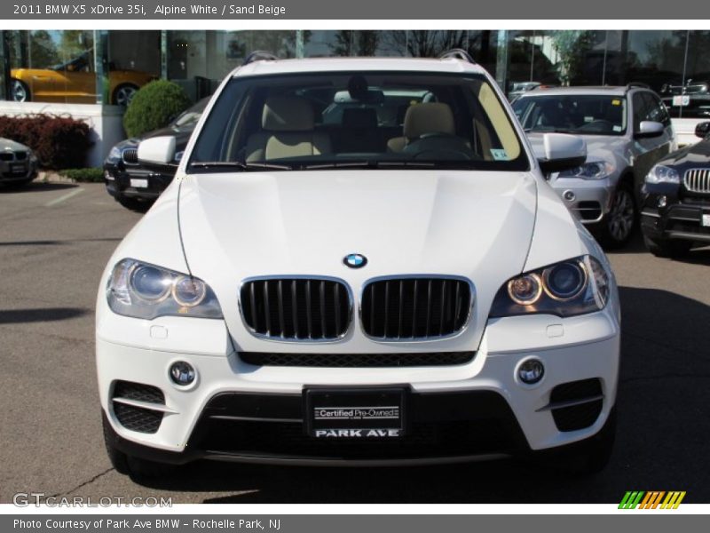 Alpine White / Sand Beige 2011 BMW X5 xDrive 35i