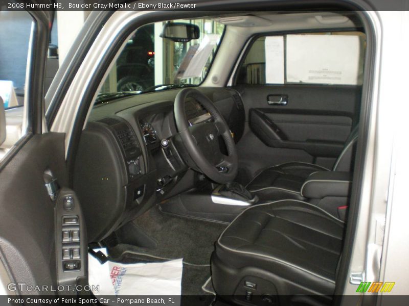 Boulder Gray Metallic / Ebony Black/Pewter 2008 Hummer H3