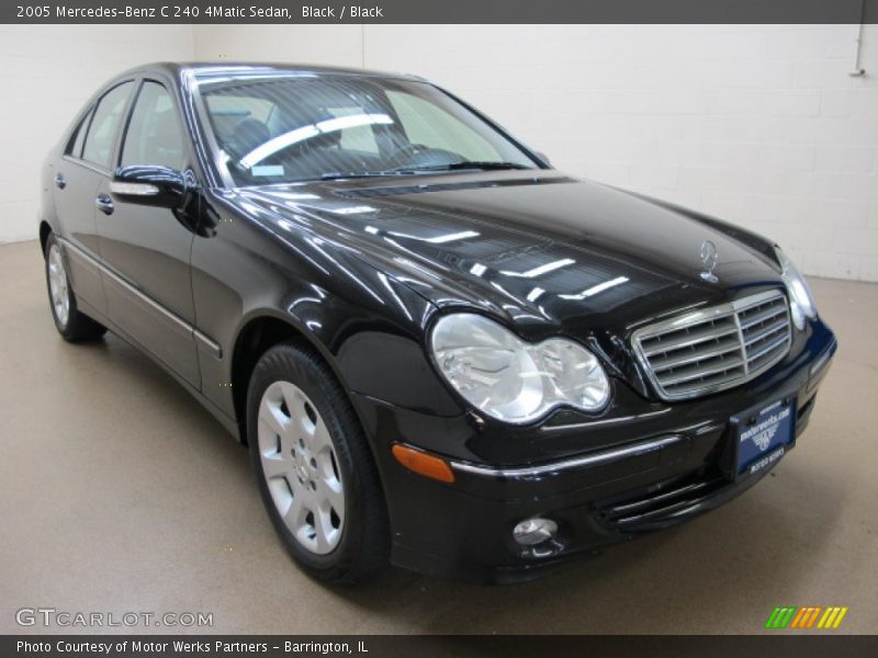 Black / Black 2005 Mercedes-Benz C 240 4Matic Sedan