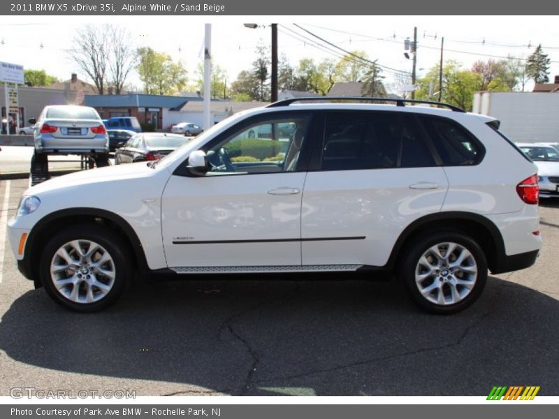 Alpine White / Sand Beige 2011 BMW X5 xDrive 35i