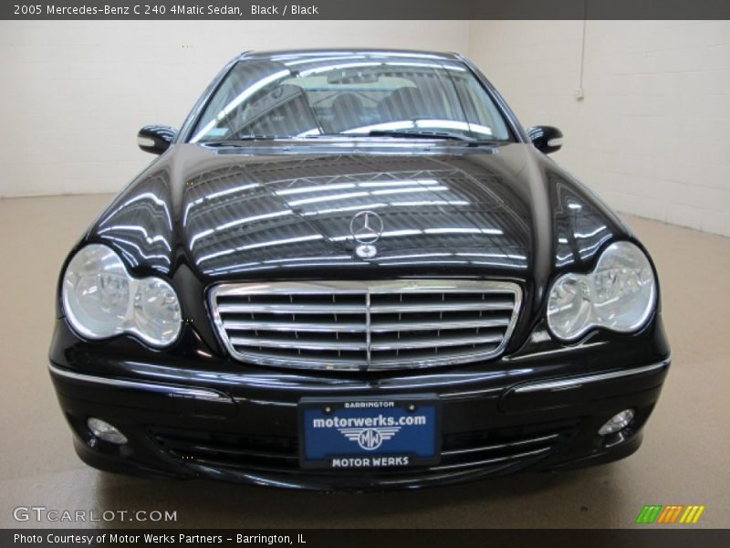 Black / Black 2005 Mercedes-Benz C 240 4Matic Sedan