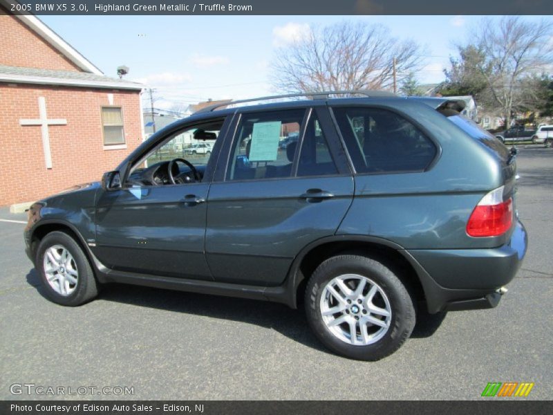 Highland Green Metallic / Truffle Brown 2005 BMW X5 3.0i