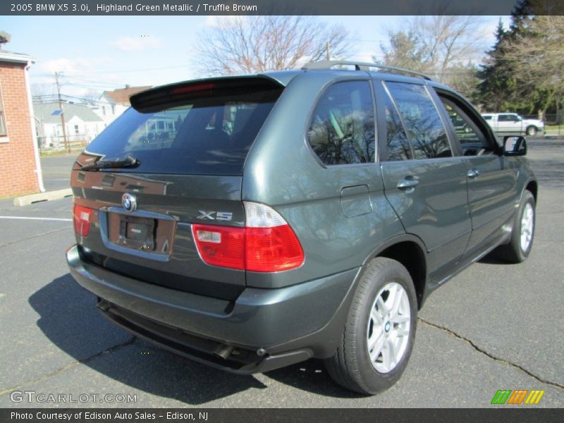 Highland Green Metallic / Truffle Brown 2005 BMW X5 3.0i