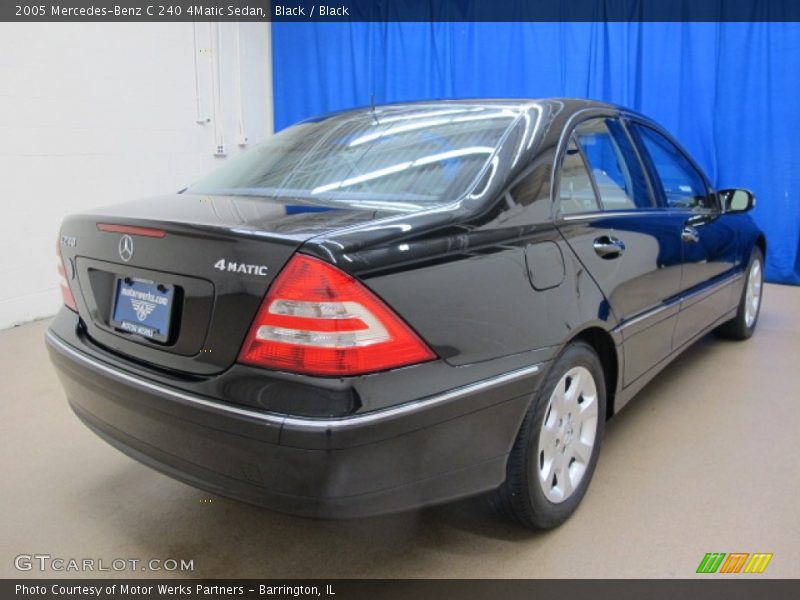 Black / Black 2005 Mercedes-Benz C 240 4Matic Sedan