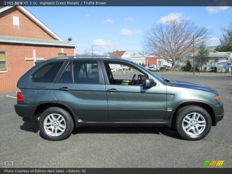 Highland Green Metallic / Truffle Brown 2005 BMW X5 3.0i