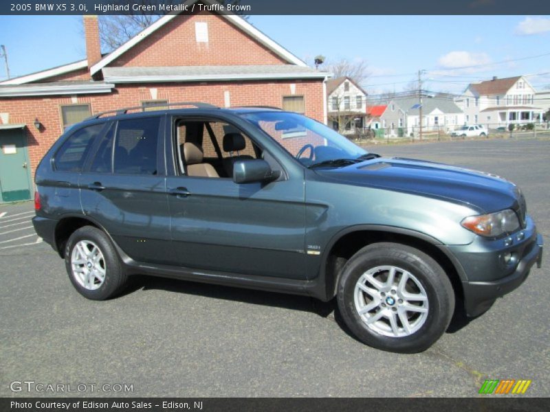 Highland Green Metallic / Truffle Brown 2005 BMW X5 3.0i
