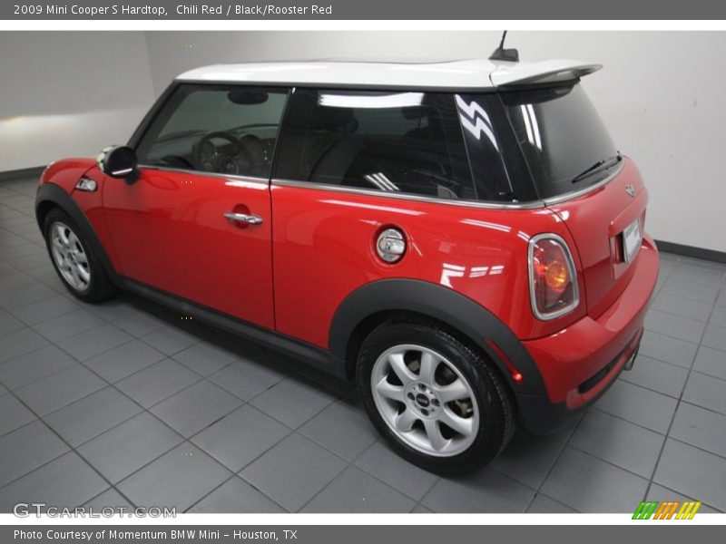 Chili Red / Black/Rooster Red 2009 Mini Cooper S Hardtop