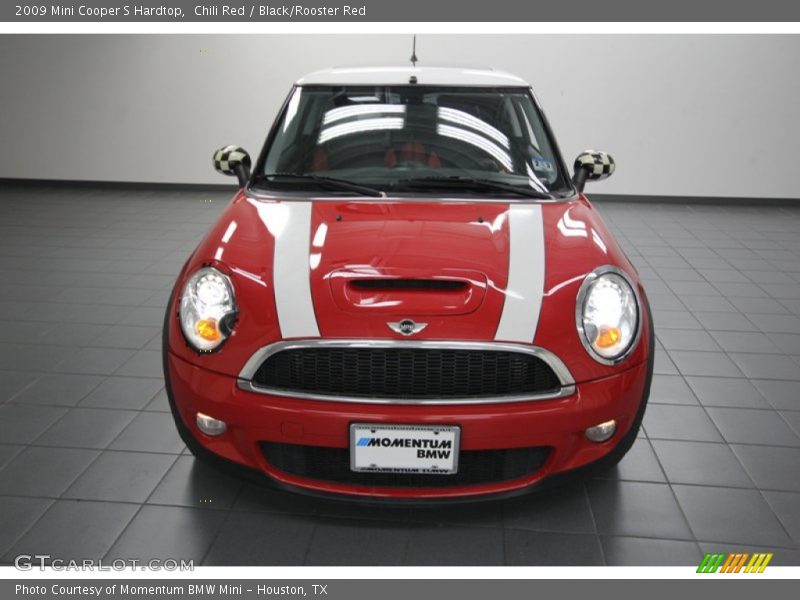 Chili Red / Black/Rooster Red 2009 Mini Cooper S Hardtop
