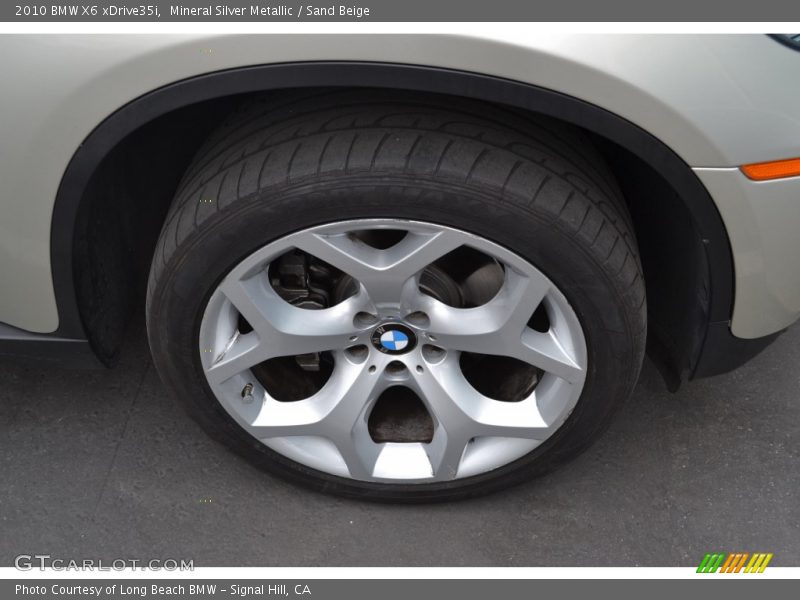 Mineral Silver Metallic / Sand Beige 2010 BMW X6 xDrive35i