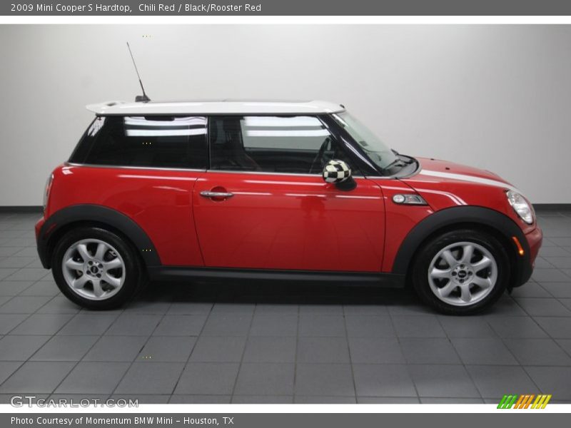 Chili Red / Black/Rooster Red 2009 Mini Cooper S Hardtop