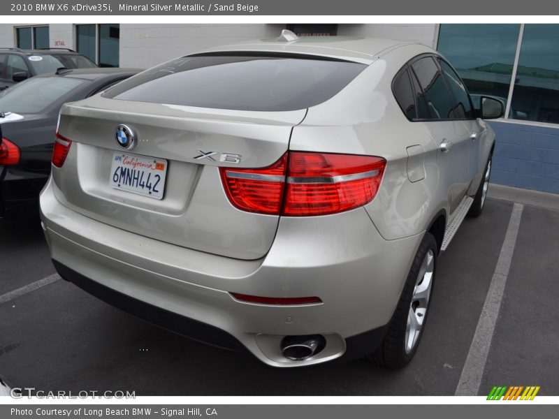 Mineral Silver Metallic / Sand Beige 2010 BMW X6 xDrive35i