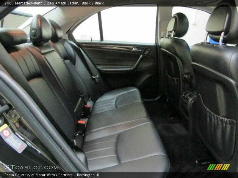 Black / Black 2005 Mercedes-Benz C 240 4Matic Sedan