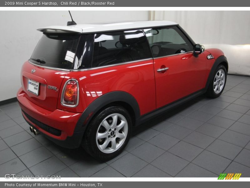 Chili Red / Black/Rooster Red 2009 Mini Cooper S Hardtop