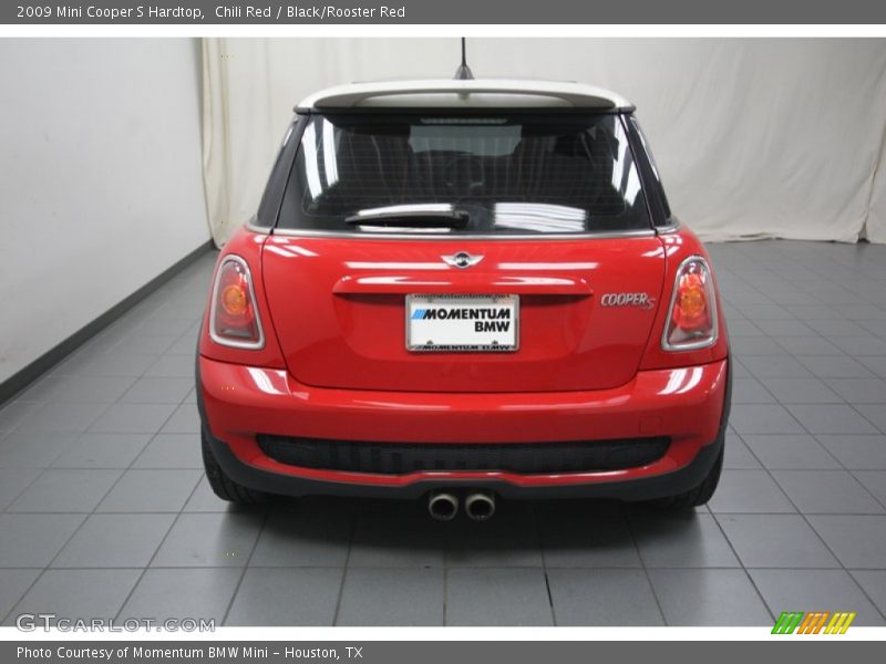 Chili Red / Black/Rooster Red 2009 Mini Cooper S Hardtop