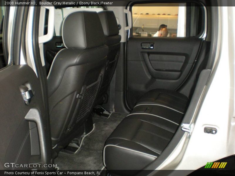 Boulder Gray Metallic / Ebony Black/Pewter 2008 Hummer H3