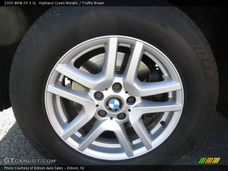 Highland Green Metallic / Truffle Brown 2005 BMW X5 3.0i