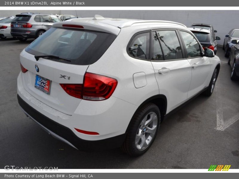 Alpine White / Black 2014 BMW X1 sDrive28i