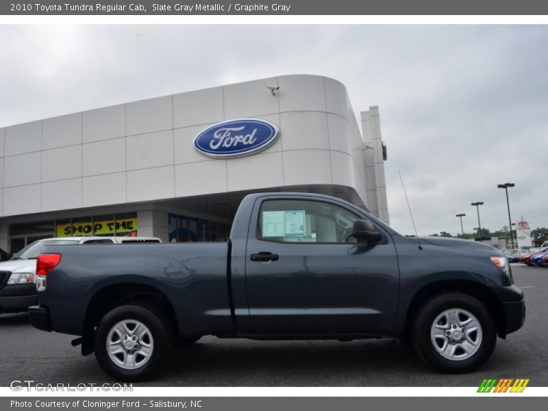 Slate Gray Metallic / Graphite Gray 2010 Toyota Tundra Regular Cab