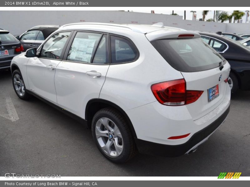 Alpine White / Black 2014 BMW X1 sDrive28i
