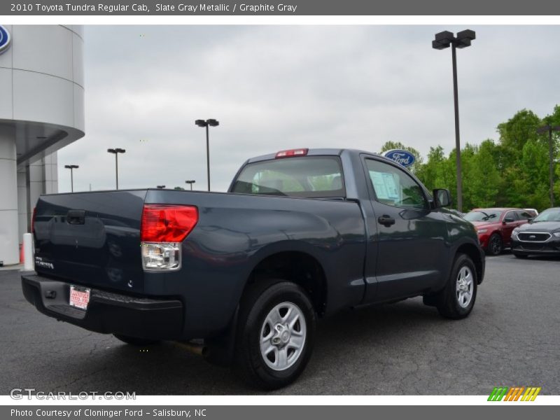Slate Gray Metallic / Graphite Gray 2010 Toyota Tundra Regular Cab