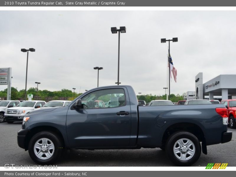 Slate Gray Metallic / Graphite Gray 2010 Toyota Tundra Regular Cab