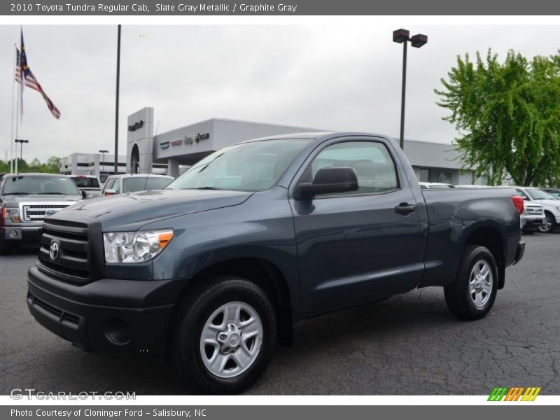 Slate Gray Metallic / Graphite Gray 2010 Toyota Tundra Regular Cab