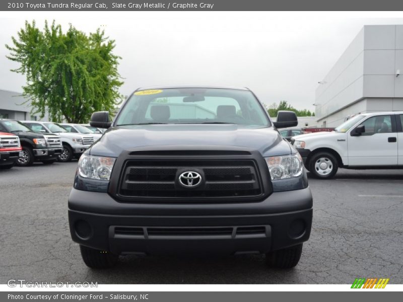 Slate Gray Metallic / Graphite Gray 2010 Toyota Tundra Regular Cab