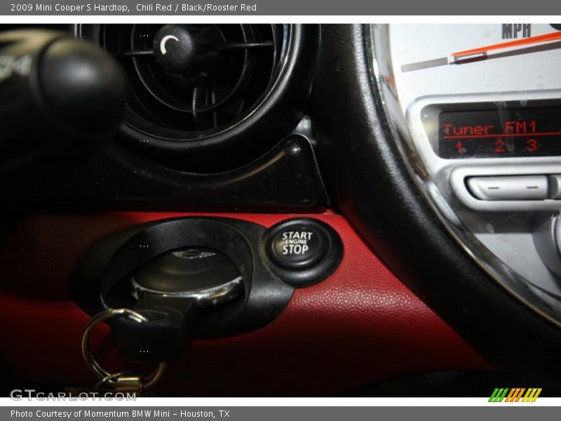 Chili Red / Black/Rooster Red 2009 Mini Cooper S Hardtop