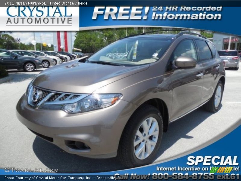 Tinted Bronze / Beige 2011 Nissan Murano SL