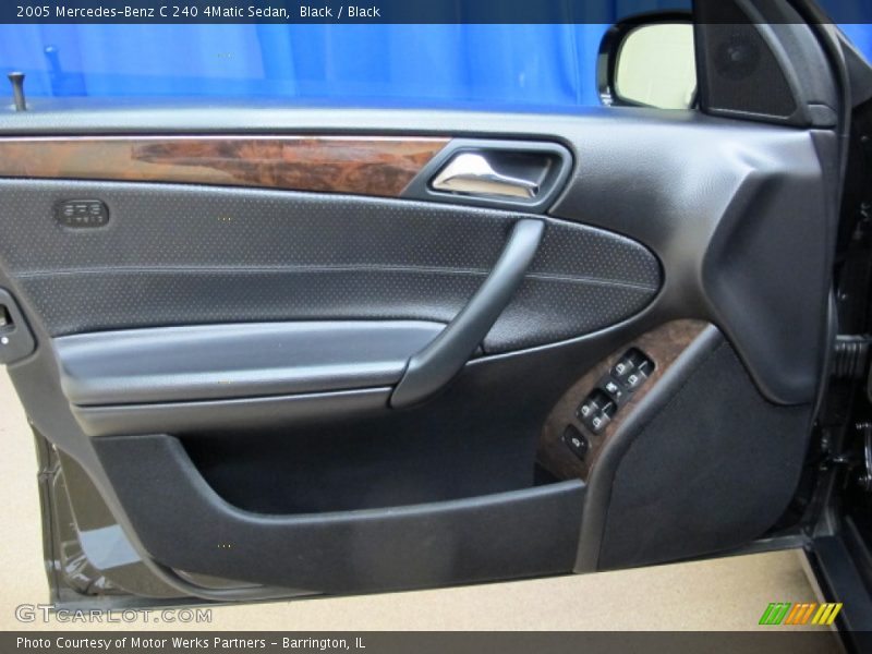 Black / Black 2005 Mercedes-Benz C 240 4Matic Sedan