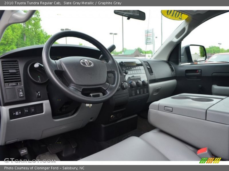 Slate Gray Metallic / Graphite Gray 2010 Toyota Tundra Regular Cab