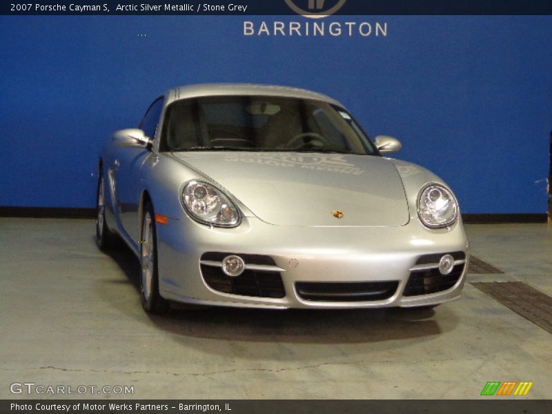 Arctic Silver Metallic / Stone Grey 2007 Porsche Cayman S