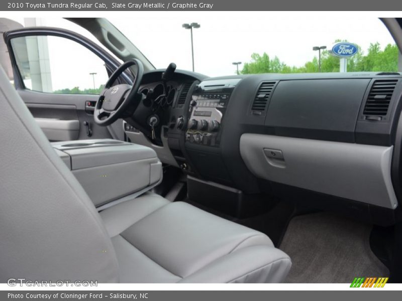 Slate Gray Metallic / Graphite Gray 2010 Toyota Tundra Regular Cab