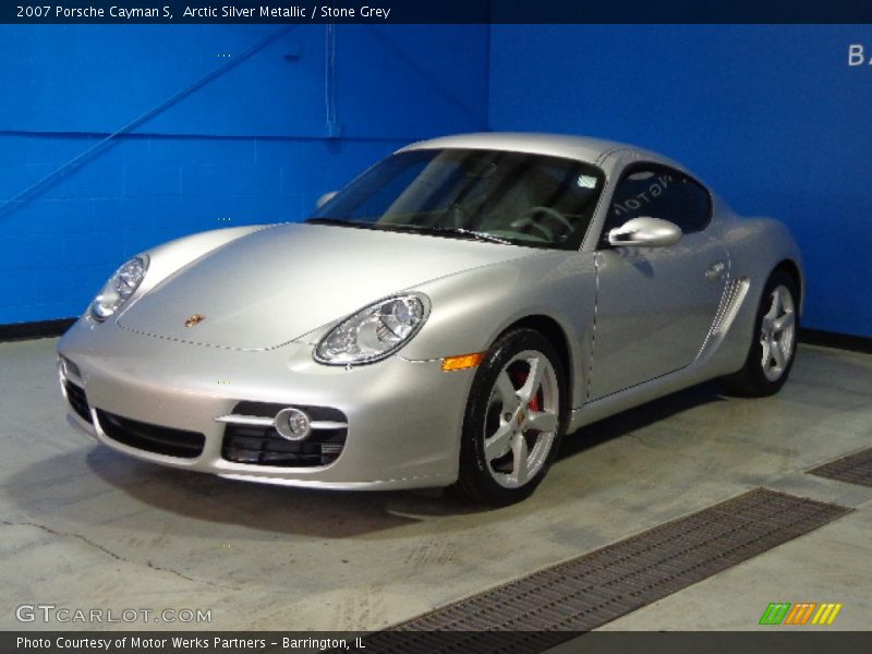 Arctic Silver Metallic / Stone Grey 2007 Porsche Cayman S