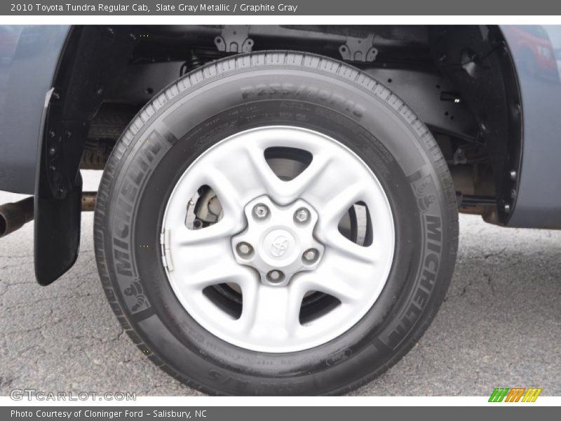 Slate Gray Metallic / Graphite Gray 2010 Toyota Tundra Regular Cab