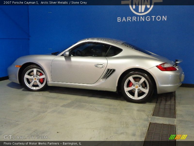 Arctic Silver Metallic / Stone Grey 2007 Porsche Cayman S