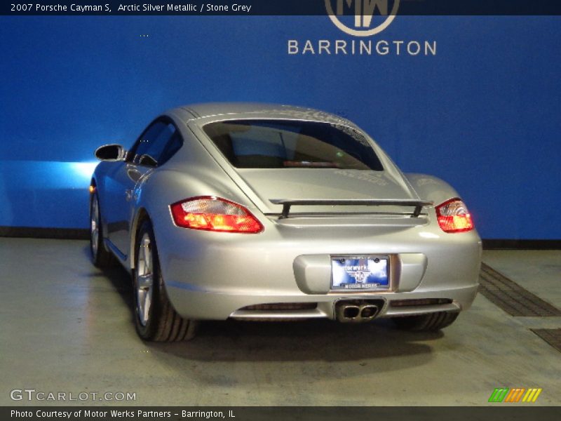 Arctic Silver Metallic / Stone Grey 2007 Porsche Cayman S