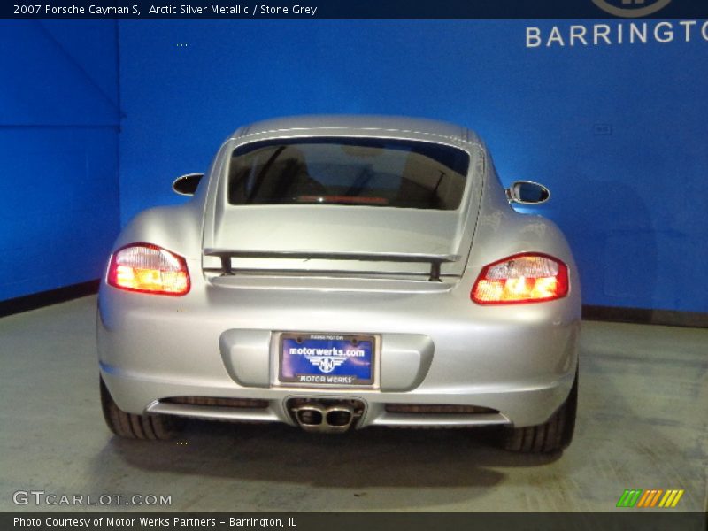 Arctic Silver Metallic / Stone Grey 2007 Porsche Cayman S