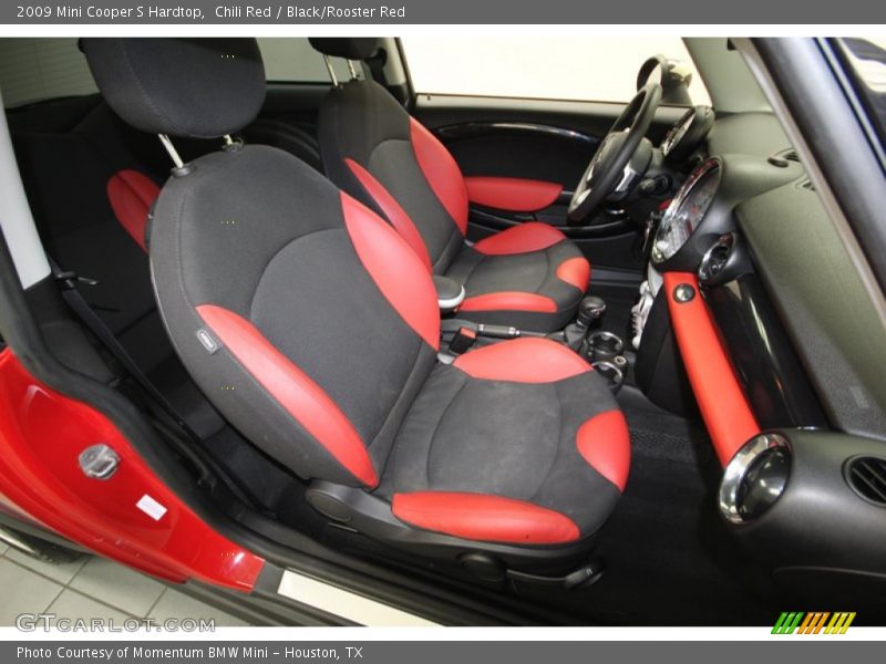 Chili Red / Black/Rooster Red 2009 Mini Cooper S Hardtop