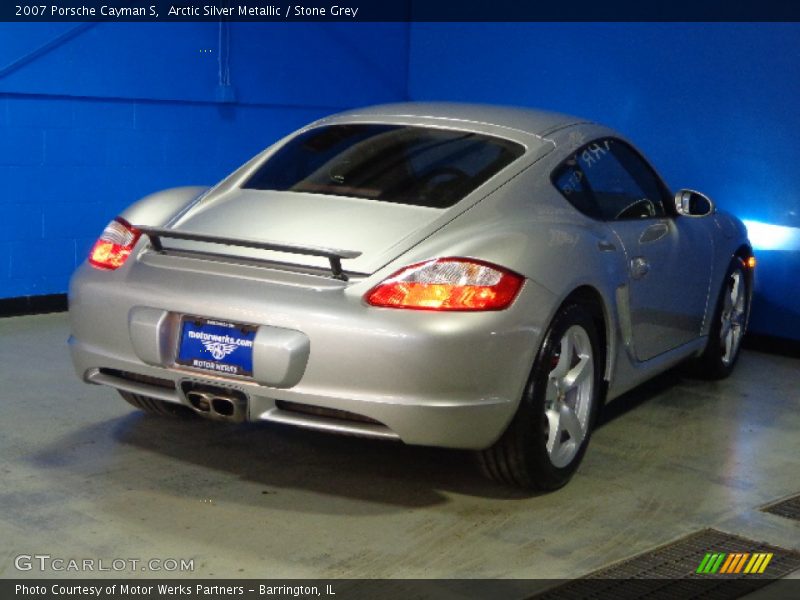 Arctic Silver Metallic / Stone Grey 2007 Porsche Cayman S