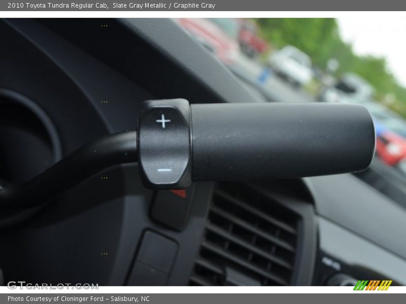 Slate Gray Metallic / Graphite Gray 2010 Toyota Tundra Regular Cab