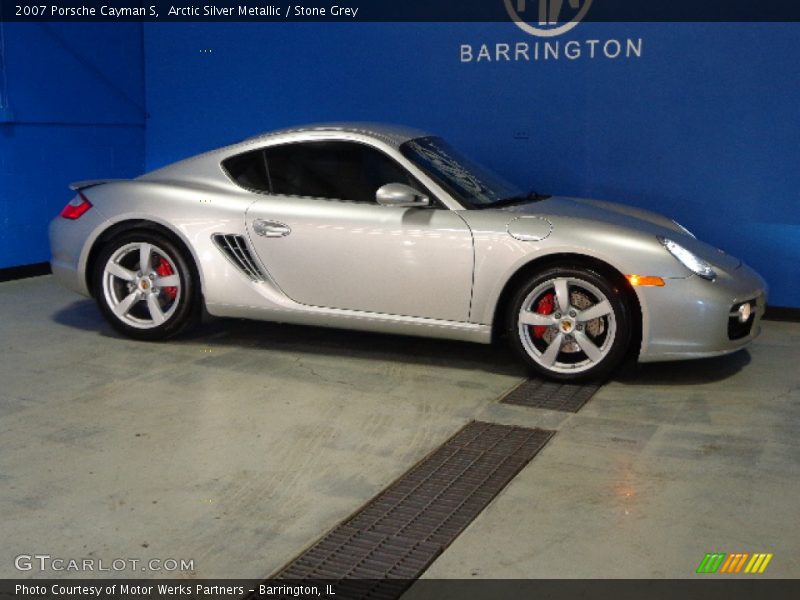 Arctic Silver Metallic / Stone Grey 2007 Porsche Cayman S