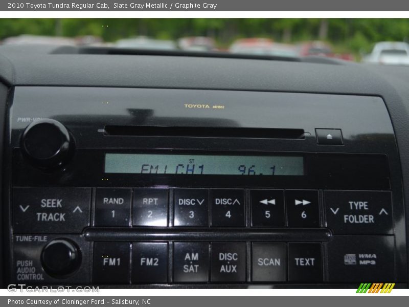 Slate Gray Metallic / Graphite Gray 2010 Toyota Tundra Regular Cab