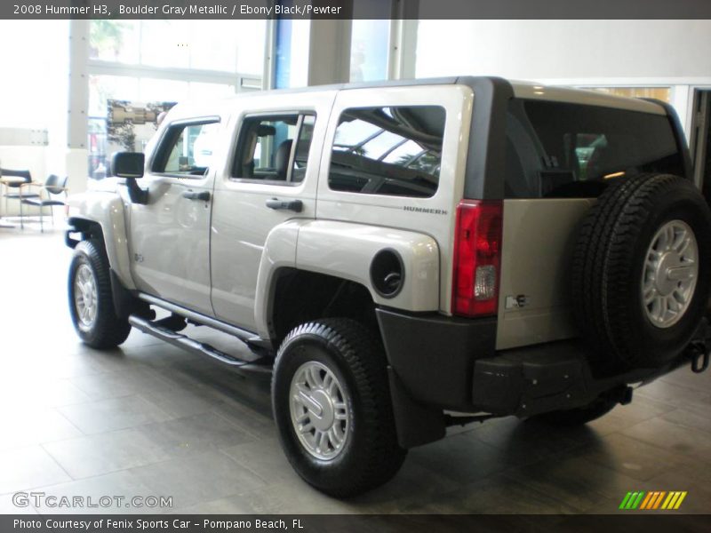Boulder Gray Metallic / Ebony Black/Pewter 2008 Hummer H3