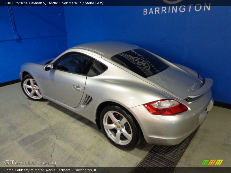 Arctic Silver Metallic / Stone Grey 2007 Porsche Cayman S