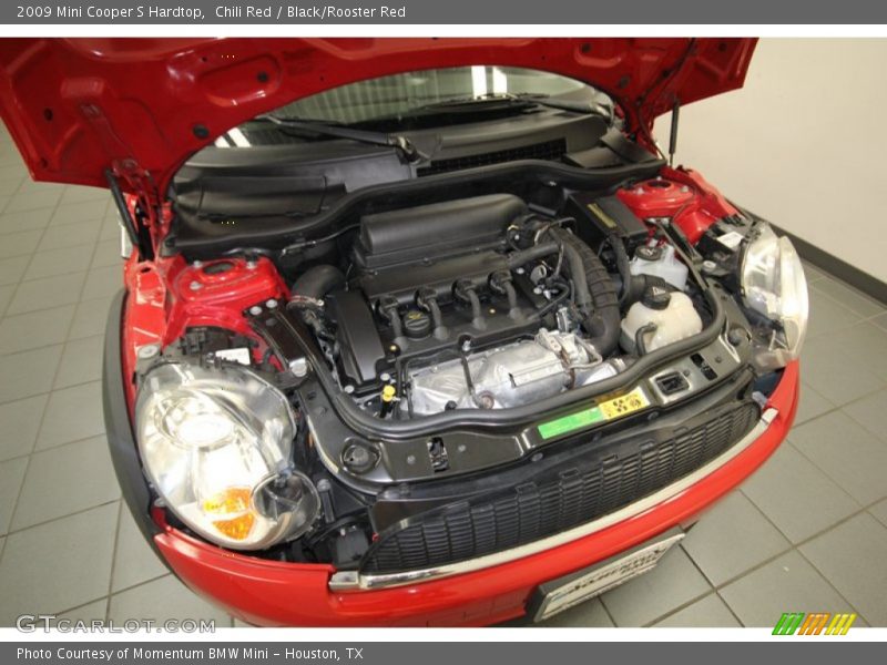 Chili Red / Black/Rooster Red 2009 Mini Cooper S Hardtop