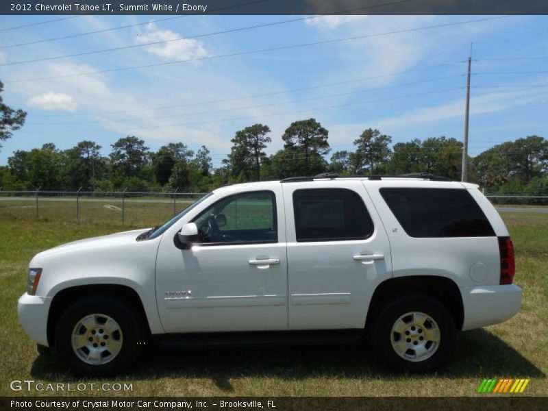 Summit White / Ebony 2012 Chevrolet Tahoe LT