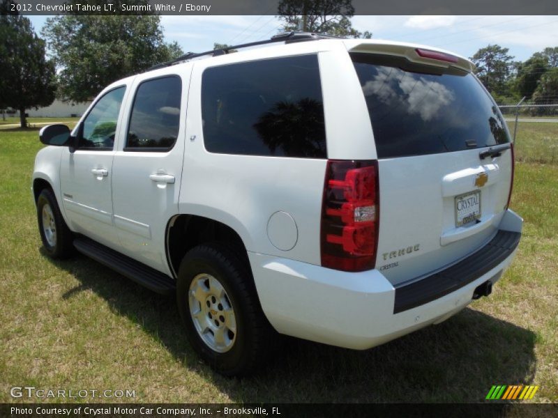 Summit White / Ebony 2012 Chevrolet Tahoe LT